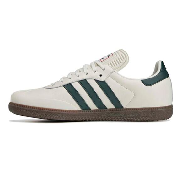 BAPE Adidas Samba Off White Shadow Green Gum Sneakers Size 10